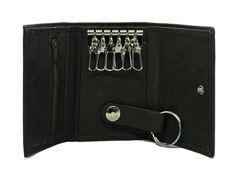 men's wallet with keyring.